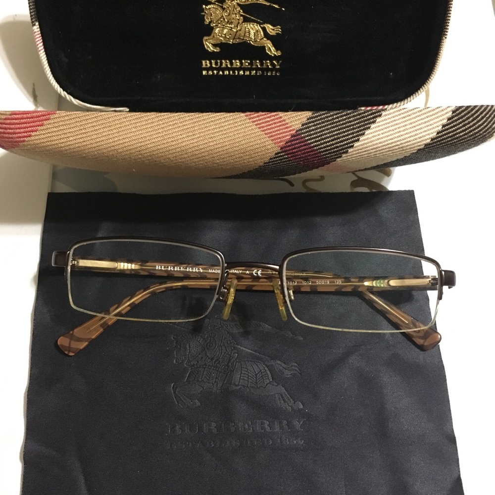 Auth Burberry Glasses made Italy B 1012 50 19 135